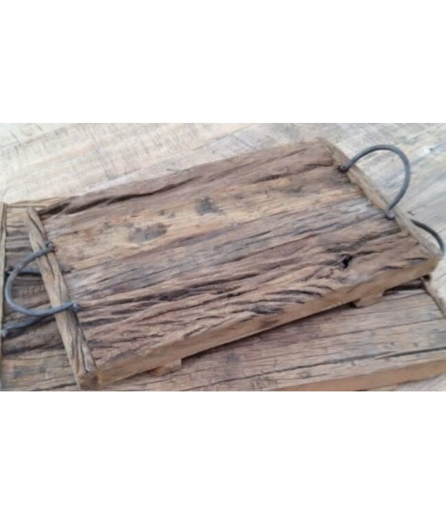 # Truckbodywood dienblad maat S ca. 35 x 22 x 2 - per stuk - foto kan iets afwijken