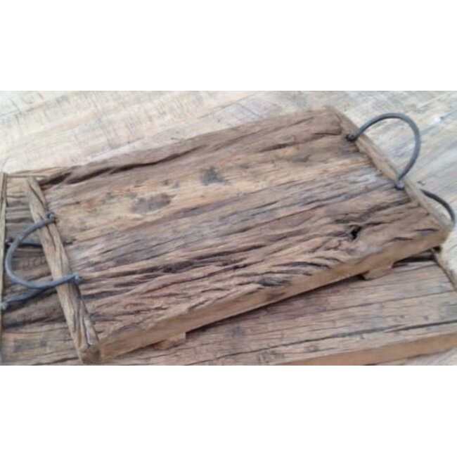 Truckbodywood dienblad maat M ca. 53 x 23 x 2 - per stuk - foto kan iets afwijken