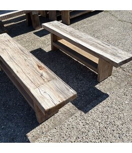 # Bankje oud hout - wordt niet verzonden