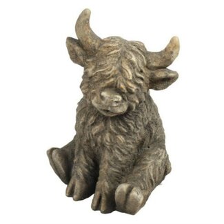 Countryfield Schotse hooglander zittend Yuki S bruin-11,5x11,5x18,5CM