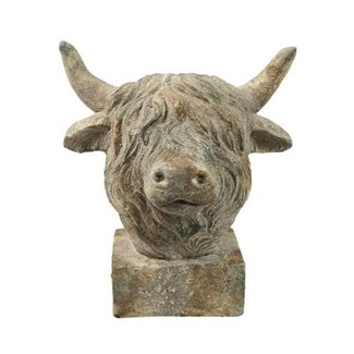 Countryfield Schotse hooglander kop Fargo L grijs-26x19x30Cm