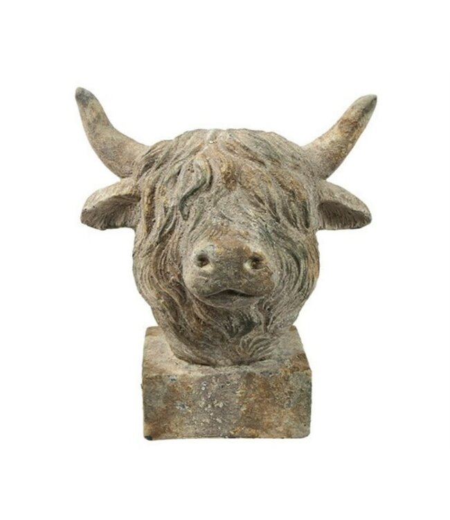 Countryfield # Schotse hooglander kop Fargo L grijs-26x19x30Cm