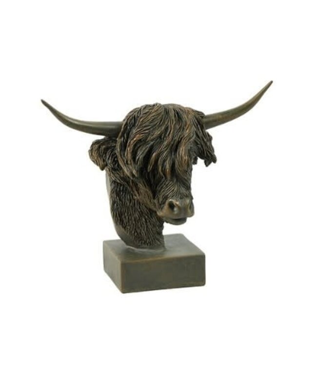 Countryfield # Schotse hooglander op voet Ulla M bruin-L30B15H24CM