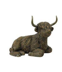 Countryfield # Schotse hooglander liggend Ulla L bruin-L35B19H26CM