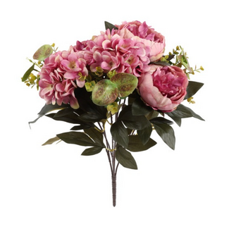 Countryfield # Boeket Paeonia Hydrangea 3x3 lila-35x35x47CM