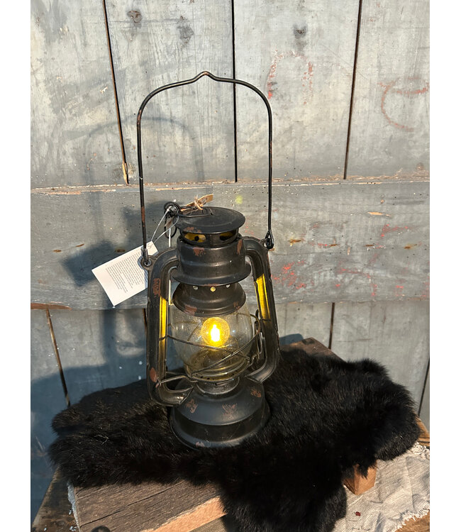 Countryfield # Lantaarn LED timer ro Kilian M zwart-L15,5B11,5H24,5CM