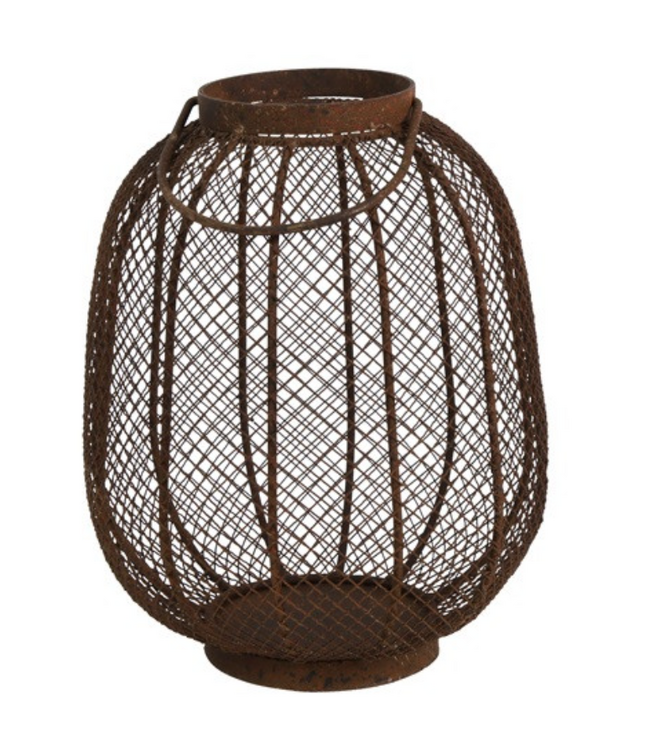 Countryfield # Windlicht ro Kairo S roest-16,5x16,5x22CM