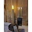 Countryfield # Set van 2 ledkaarsen - beige - 3d vlam - afstandsbediening - 24 cm
