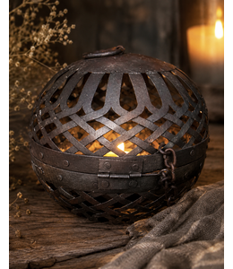 ## Iron deco ball open - 20 cm