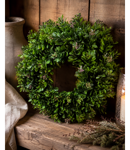 ## Krans buxus Groen - l27cm 15707