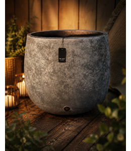 ## wordt niet verzonden  Planter Oval DeLuxe Ancient Clay L 45x20x40
