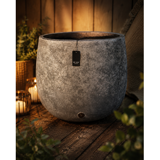 ## wordt niet verzonden  Planter Oval DeLuxe Ancient Clay L 45x20x40