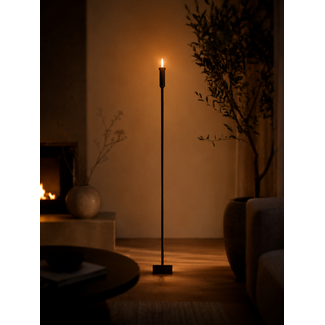 # Vloerkandelaar gietijzer zwart 140 cm / 1423