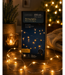 ## Micro LED stringlights steady BO binnen - L.495cm - 100 lamps