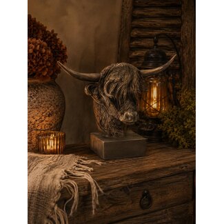 Countryfield # Schotse hooglander op voet Ulla L bruin-L39B19H33CM