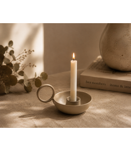 # Kaarsenstandaard bowl sand - 11 x 9 x 4 cm