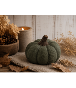 # Ornament pompoen Hokka - 12x12x8,5cm