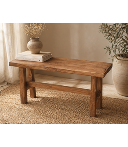 # Mix - houten bankje - 80 x 25 x 45 cm - wordt niet verzonden/alleen afhalen