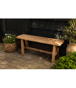 # Houten bankje - 101 x 24 x 46 cm - wordt niet verzonden/alleen afhalen