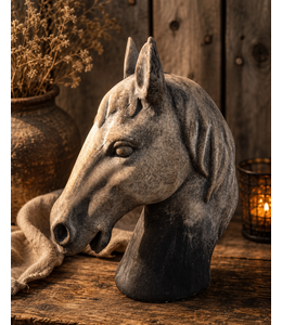 Countryfield # Paard - aardewerk - 22 x 10 x 30 cm