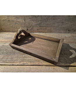 # Houten dienblad S 30 x 22 x 4
