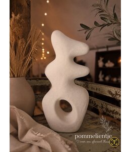 Countryfield ## wordt niet verzonden - Ornament Clark S wit-L13,8B6,5H28CM