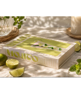 Opbergboek koffietafel mojito 21x13cm