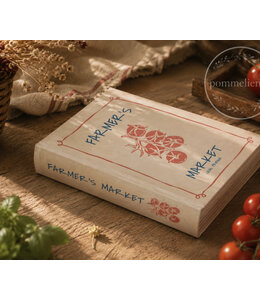Opbergboek koffietafel farmer's market 27x18cm