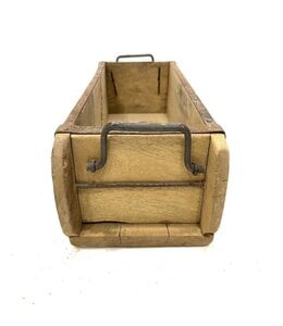 wooden brick with ears