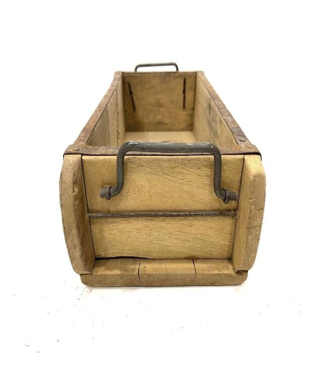 wooden brick with ears