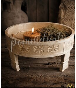 Chakki table white M D38H18cm