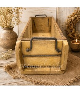 wooden brick with ears