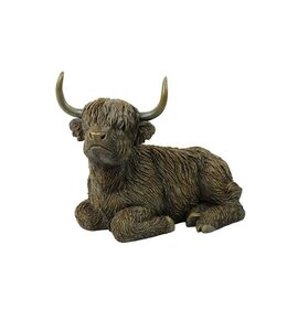 Countryfield @ Schotse hooglander liggend Ulla M bruin-L26B13H20CM