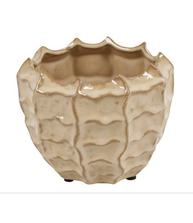 Countryfield ### wordt niet verzonden - Bloempot ro Eloise M crème-L15B15H13CM