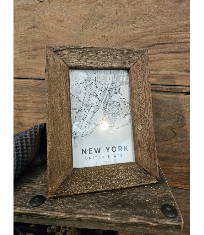### wordt niet verzonden - Fotolijst Sand Small | rustiek verweerd - 15 x 2 x 20 cm - voor foto 10 x 15 cm