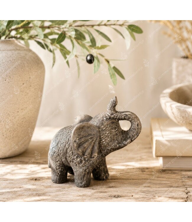 Countryfield #### wordt niet verzonden - Olifant Reuben S grijs-L15,5B8H12,5CM
