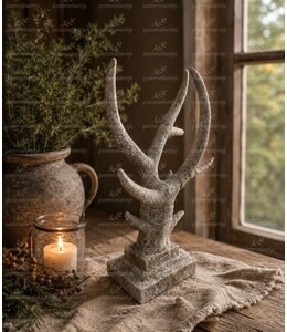 ### wordt niet verzonden Gewei ornament Misty S 15 x 8 x 28