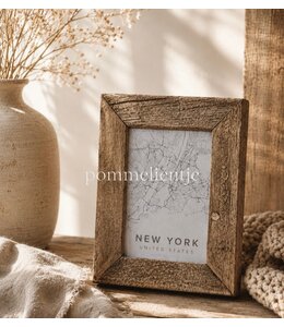 ### wordt niet verzonden - Fotolijst Sand Small | rustiek verweerd - 15 x 2 x 20 cm - voor foto 10 x 15 cm