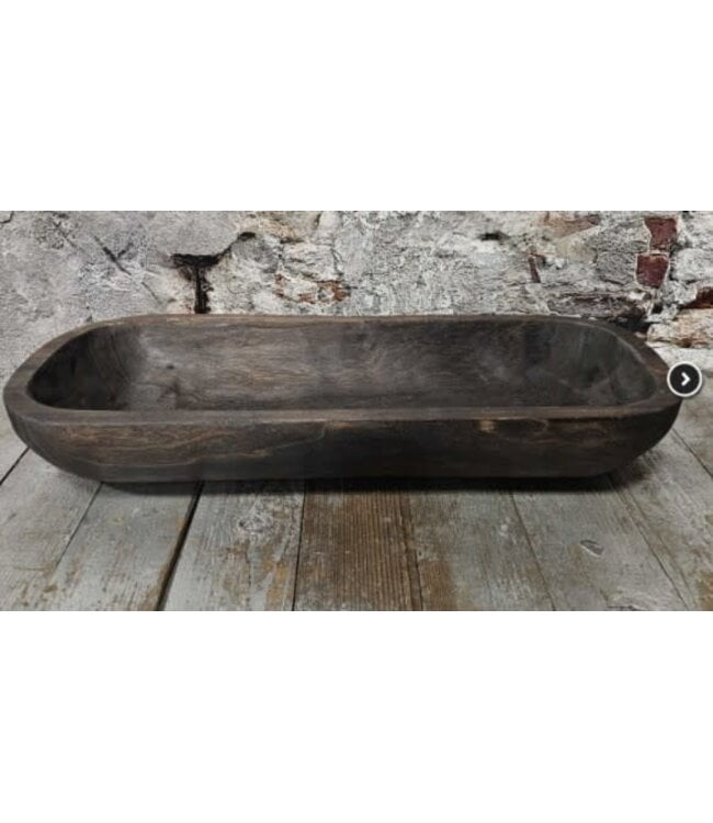 Wood trog 62x26x11cm