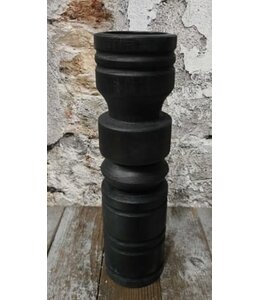 Wood kandelaar 10x37cm