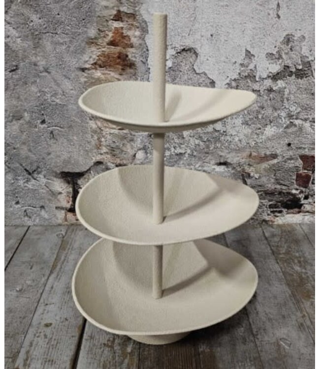 Leyu etagere creme 32x49cm
