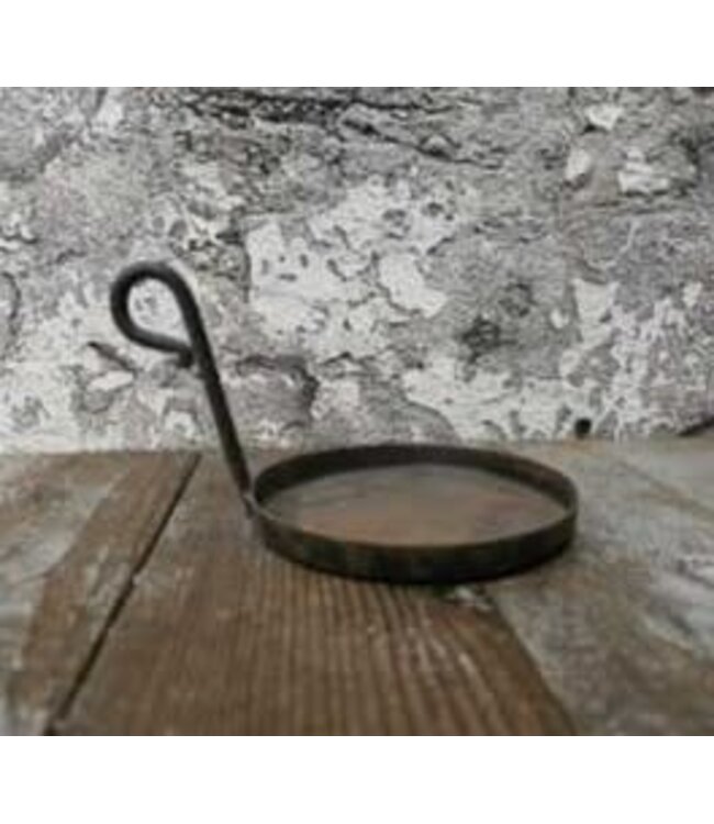 Kaarsschotel Diya ijzer 11cm rond