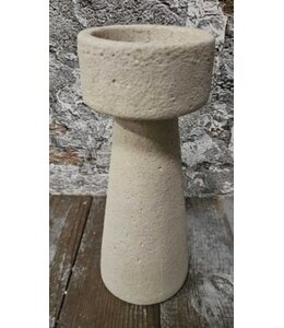@ Pors Pot+voet creme 10x25cm