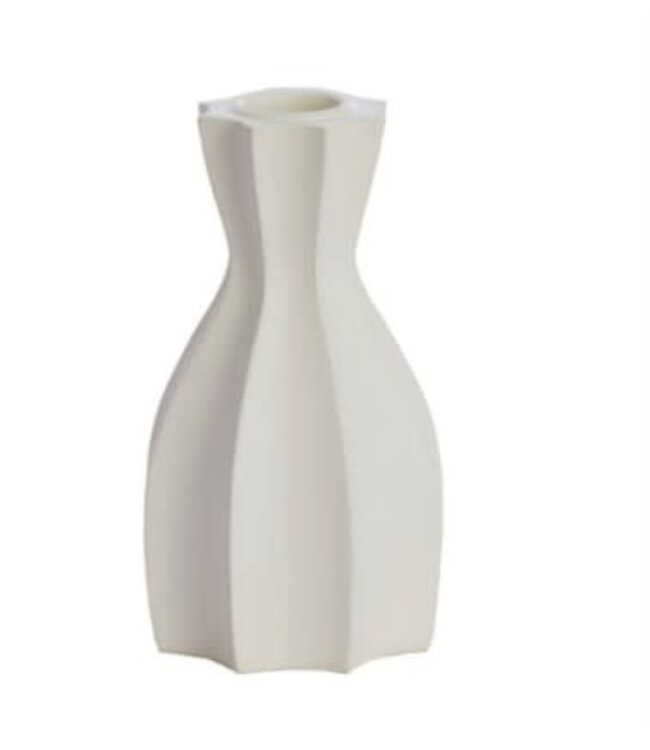 Kandelaar Ø7x13 cm LIMNOS crème