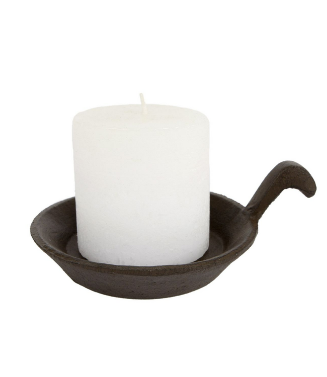 Kandelaar rond "Blaker" 12x15,8x5,5cm - excl. deco - per stuk
