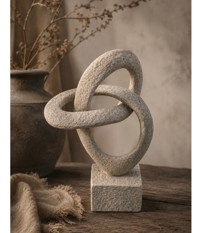 # Statue polyresin 11,5x6,8x20,5cm grey