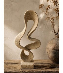 # Statue polyresin 12x5,5x27,3cm grey