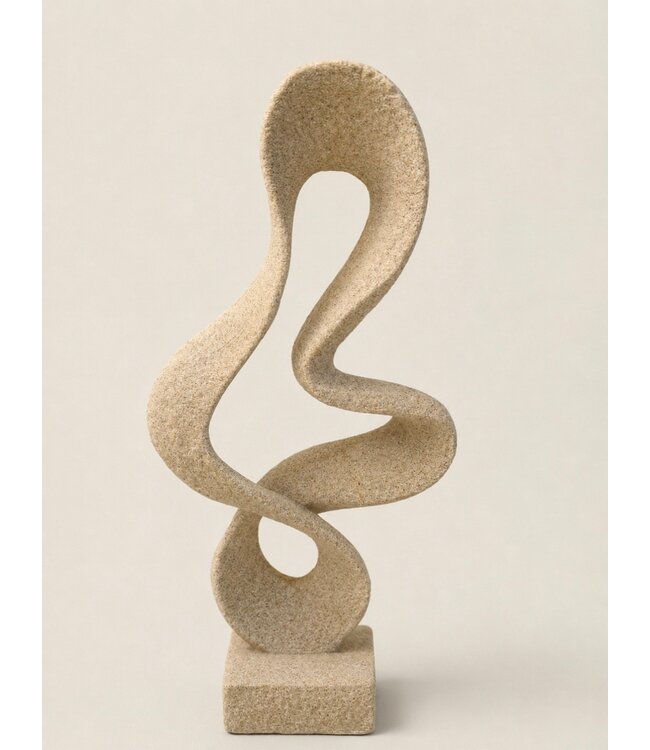 # Statue polyresin 12x5,5x27,3cm grey