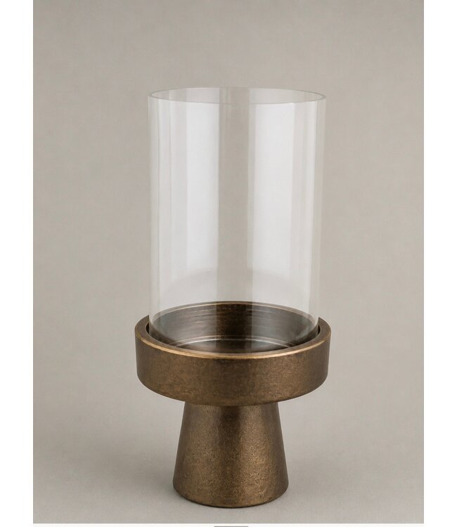 # Candle Holder Dauphin D12 H25cm Bronze
