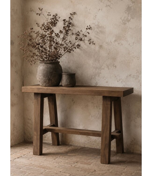 # Houten bankje - ca. 60 x 23 x 46 cm